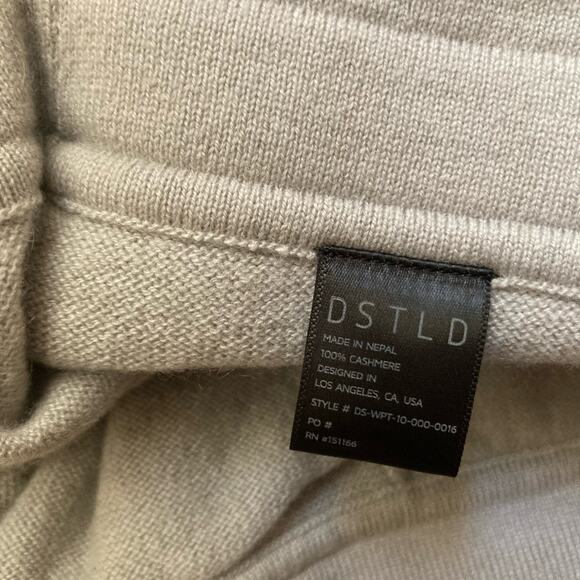 DSTLD WOMEN'S STONE REGULAR FIT 100% CASHMERE JOGGER PANTS X-LARGE - Picture 8 of 12